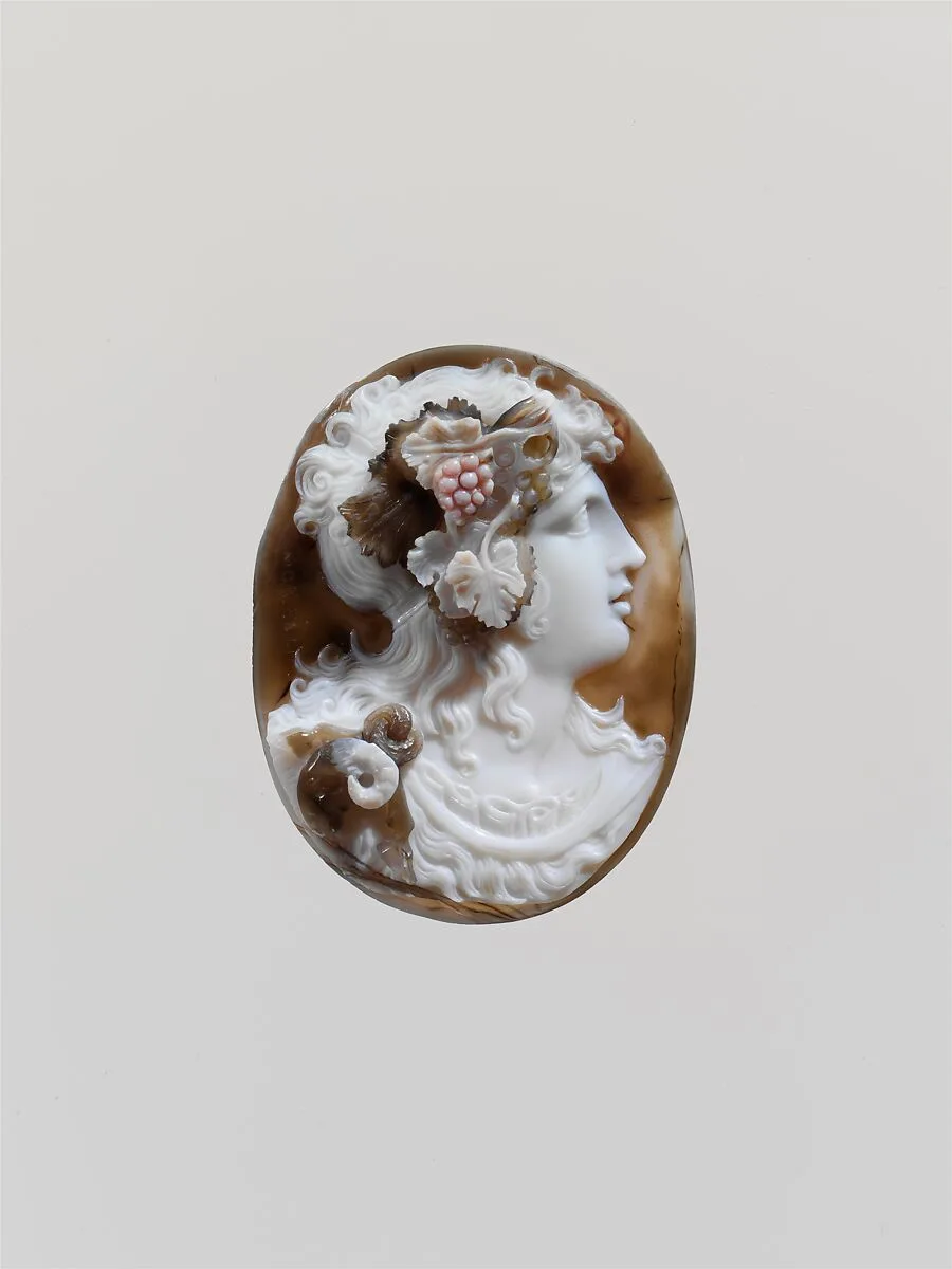 Bust of a bacchante — Nicola Morelli