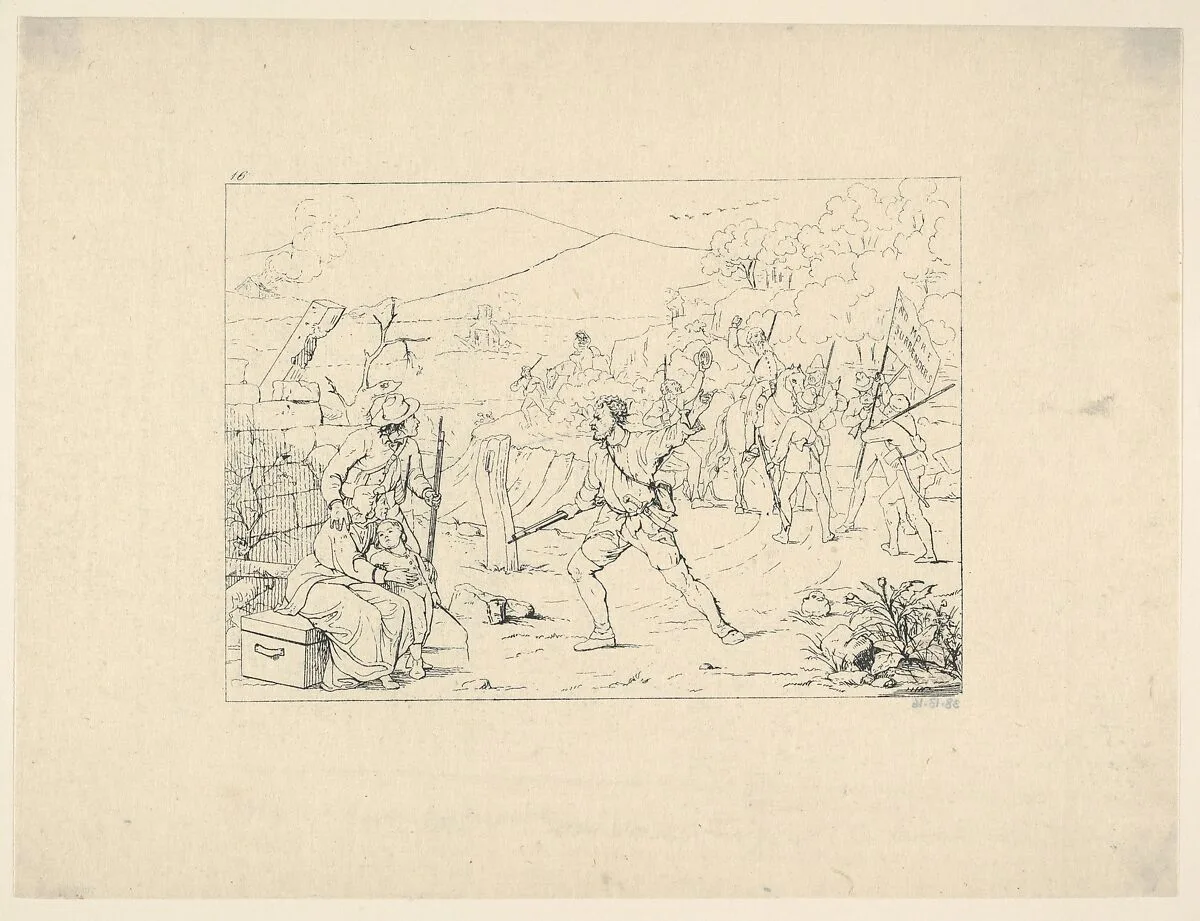 Formation of Guerrilla Bands (from Confederate War Etchings) — Adalbert John Volck