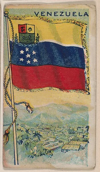 Venezuela, bakery card from the Flags series (D34), issued by the Ward-Mackey Company — Ward-Mackey Company