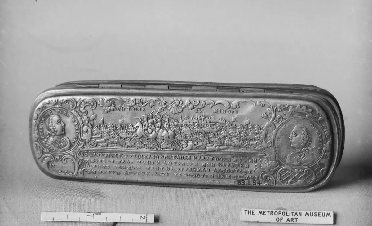 Tobacco box — Johan Adolph Keppelman