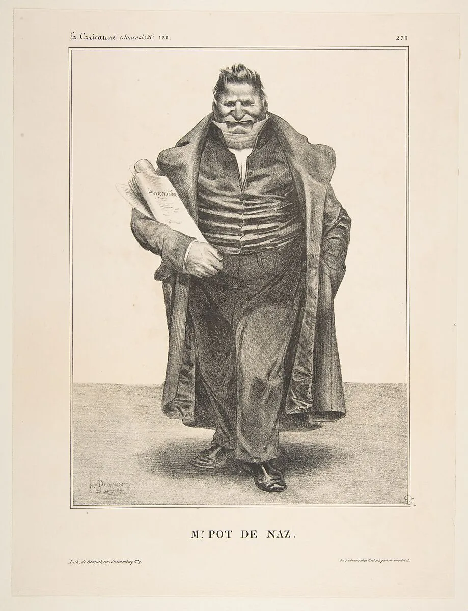 De Podenas, published in La Caricature no. 130, May 2, 1833 — Honoré Daumier|Becquet|Aubert et Cie
