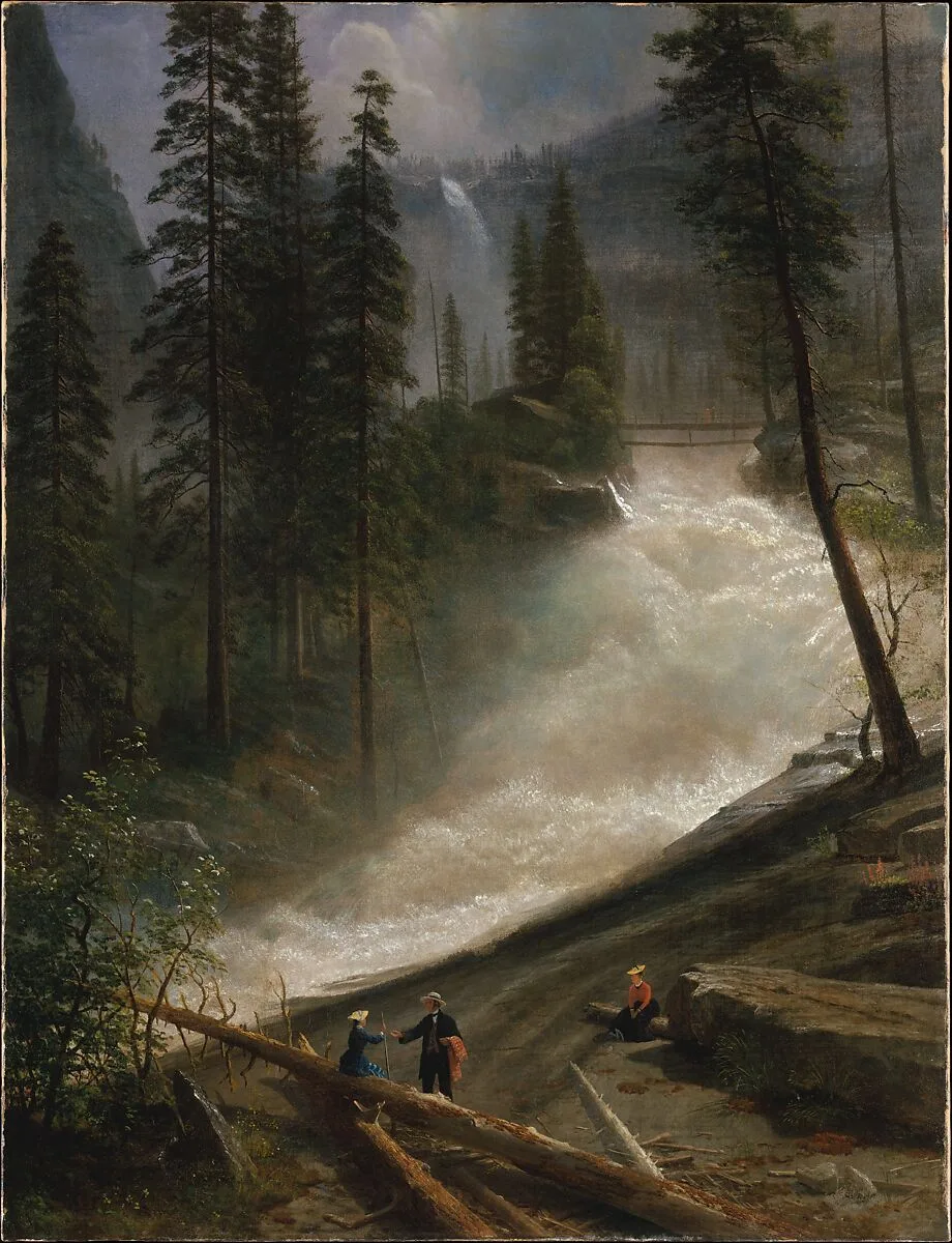 Nevada Falls, Yosemite — Albert Bierstadt