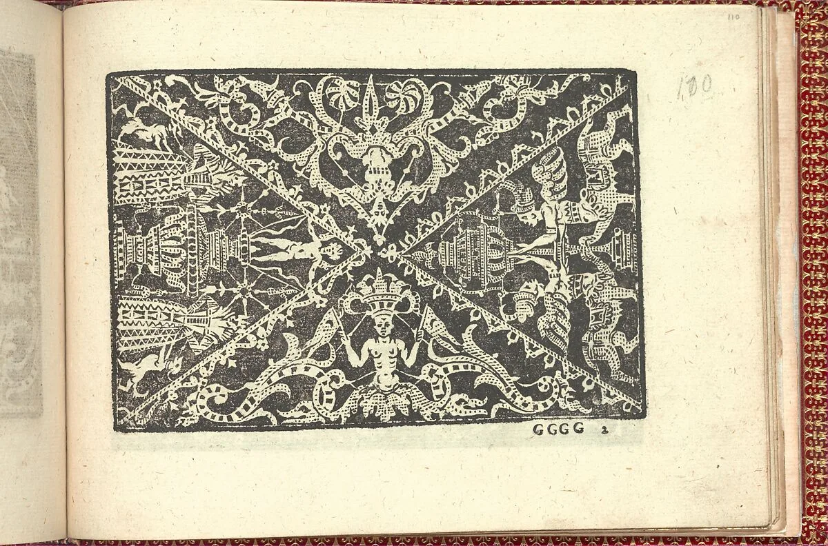 Corona delle Nobili et Virtuose Donne: Libro I-IV, page 110 (recto) — Cesare Vecellio