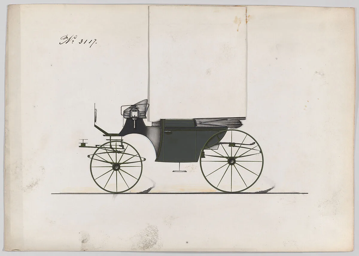 Design for Landaulet, no. 3117 — Brewster & Co.