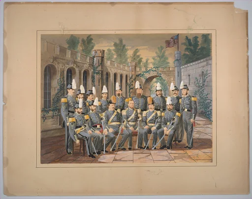 [Non-Commissioned Officers and Staff of an American National Guard Regiment]