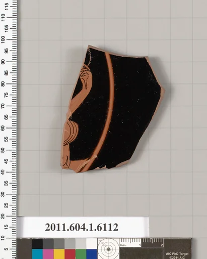 Terracotta fragment of a kylix (drinking cup)