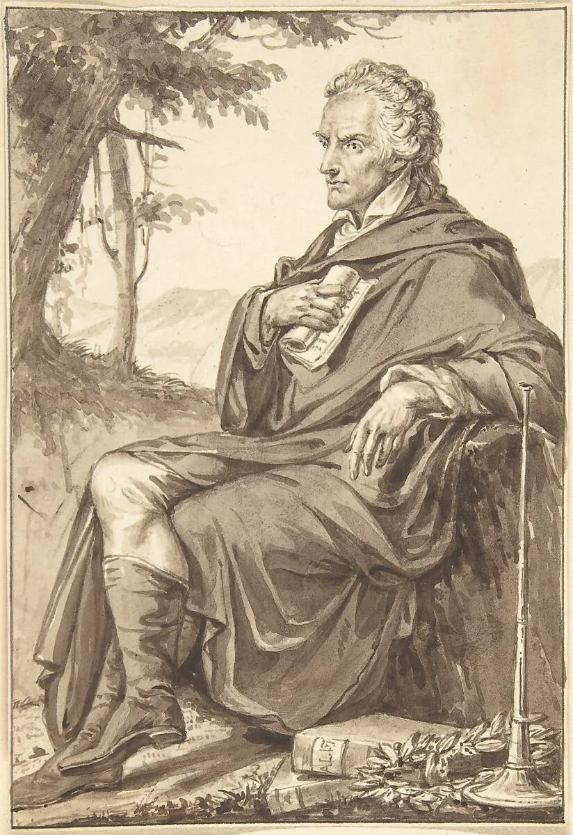 Portrait of Count Vittorio Alfieri — Jean-Baptiste-François Bosio