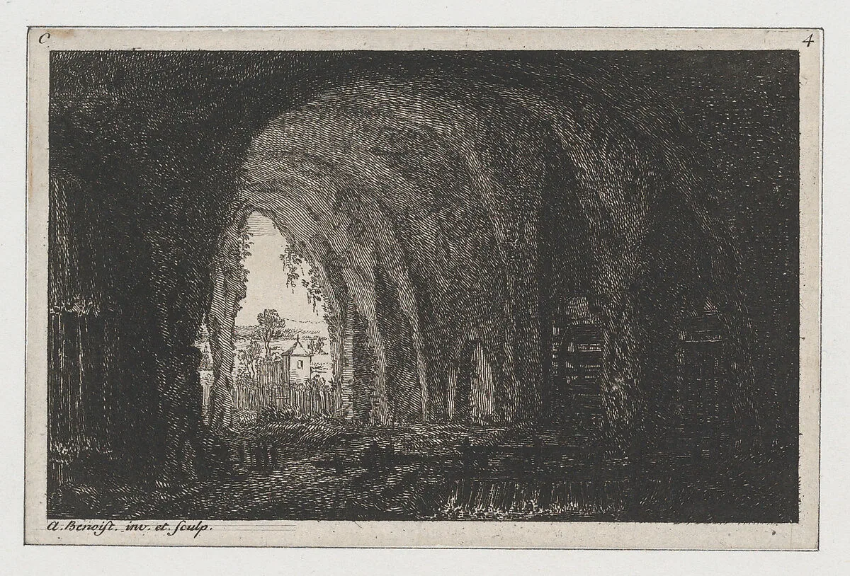 Interior of a Cave — Antoine Benoist