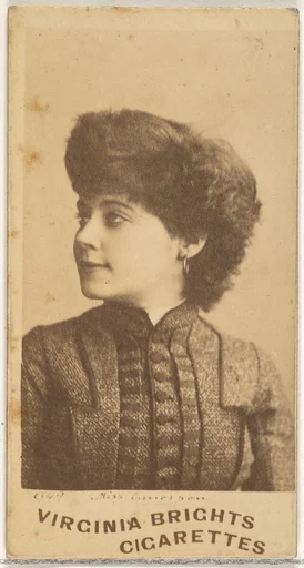Card 649, Miss Emerson, from the Actors and Actresses series (N45, Type 1) for Virginia Brights Cigarettes