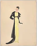 Drawing for a theatrical costume for 'Maharee', a number in 'Ziegfeld Follies of 1936' — Vincente Minnelli