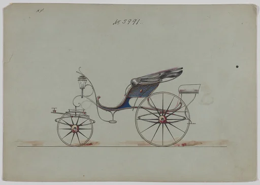 Design for Pony Phaeton, no. 3991