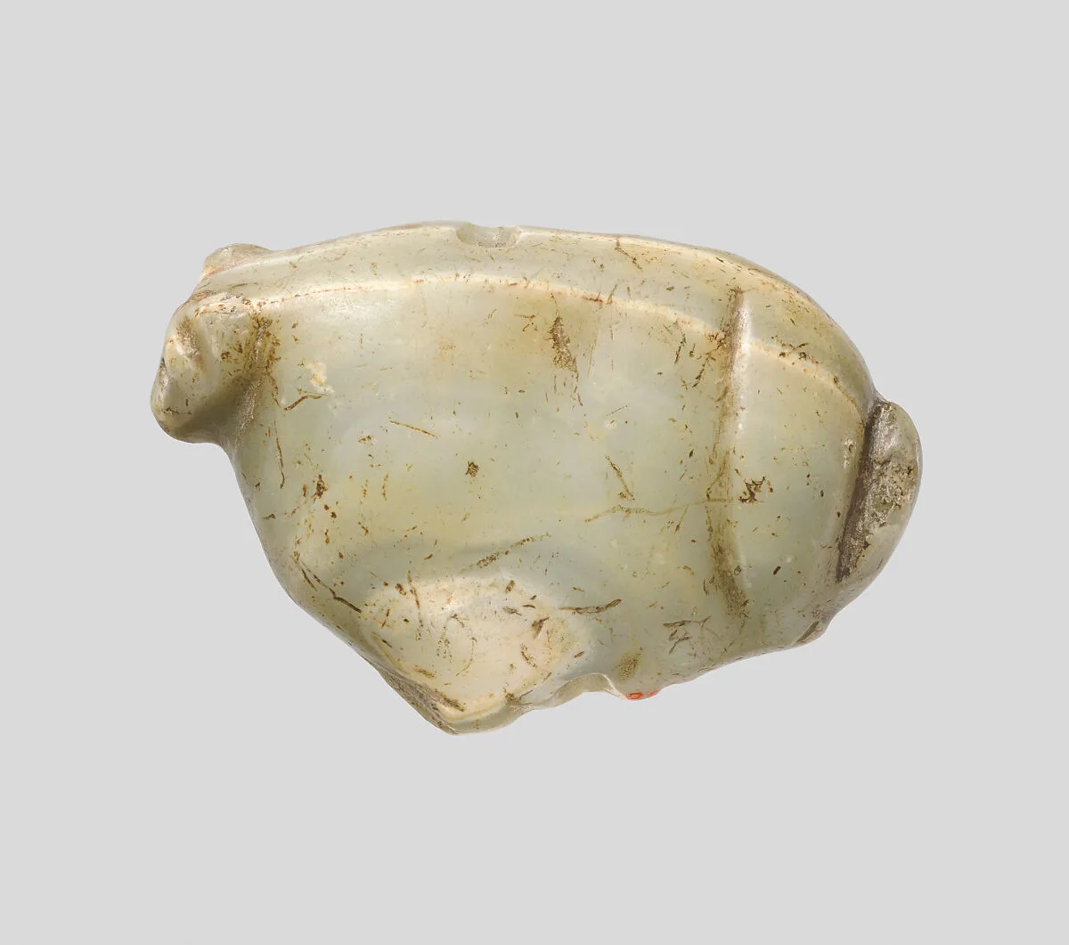 Seal amulet in the form of a recumbent fox — Unknown