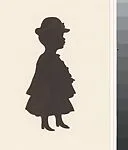 A Small Girl with Cape and Hat — Anonymous, American, 19th to 20th centuries
