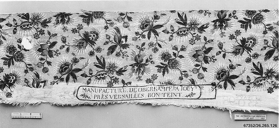 Floral print — Oberkampf Manufactory