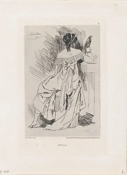 Metella, pl. 91 from "L'Illustration Nouvelle" — Jules Clanence|Imprimerie Cadart et Luce