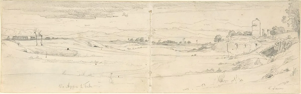 View of the Appian Way — August Leopold Venus