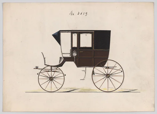 Design for 6 seat Rockaway, no. 3519