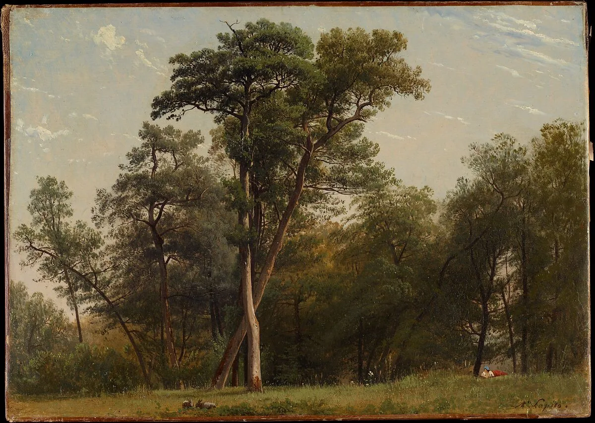 Clearing at the Edge of a Wood — Louis-Auguste Lapito