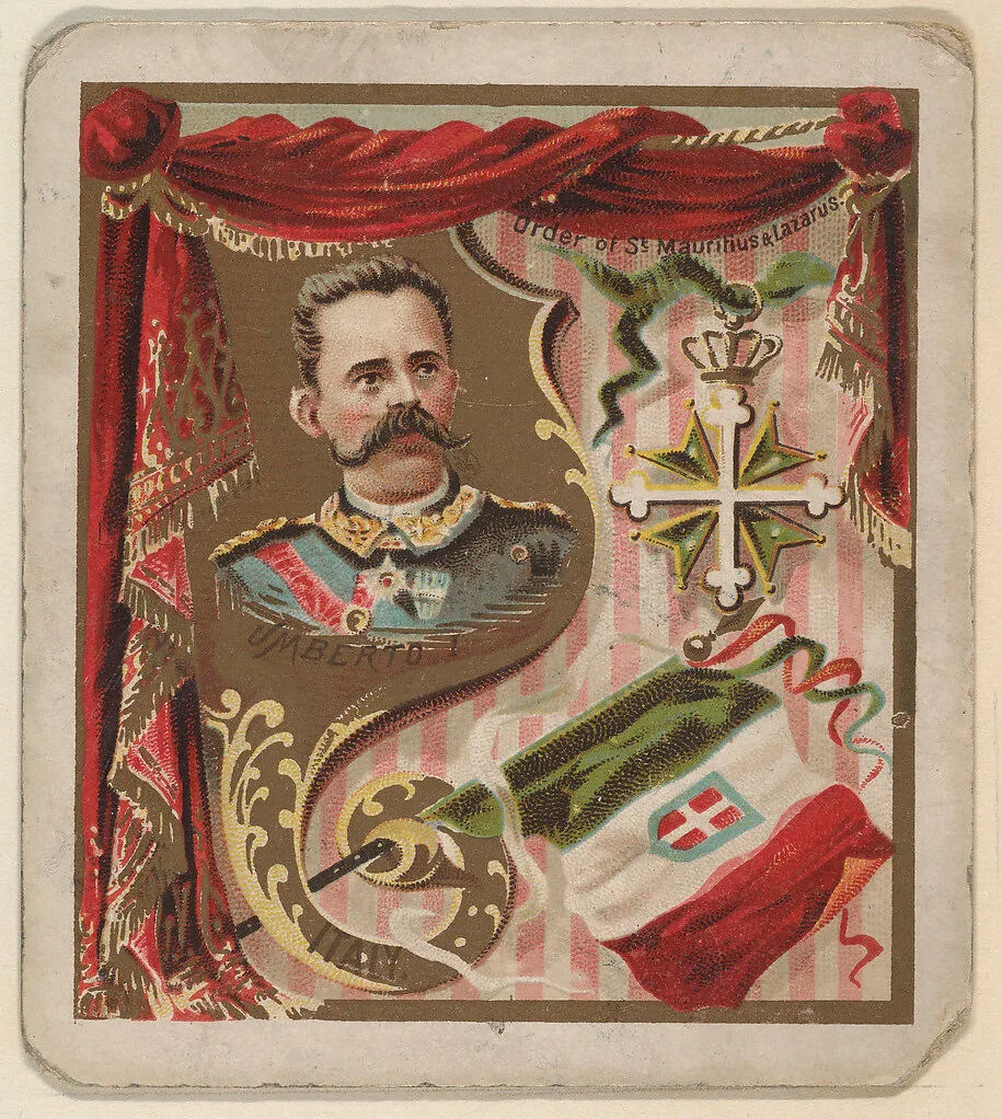 Italy, from the International Cards series (N238), issued by Kinney Bros. — Kinney Brothers Tobacco Company