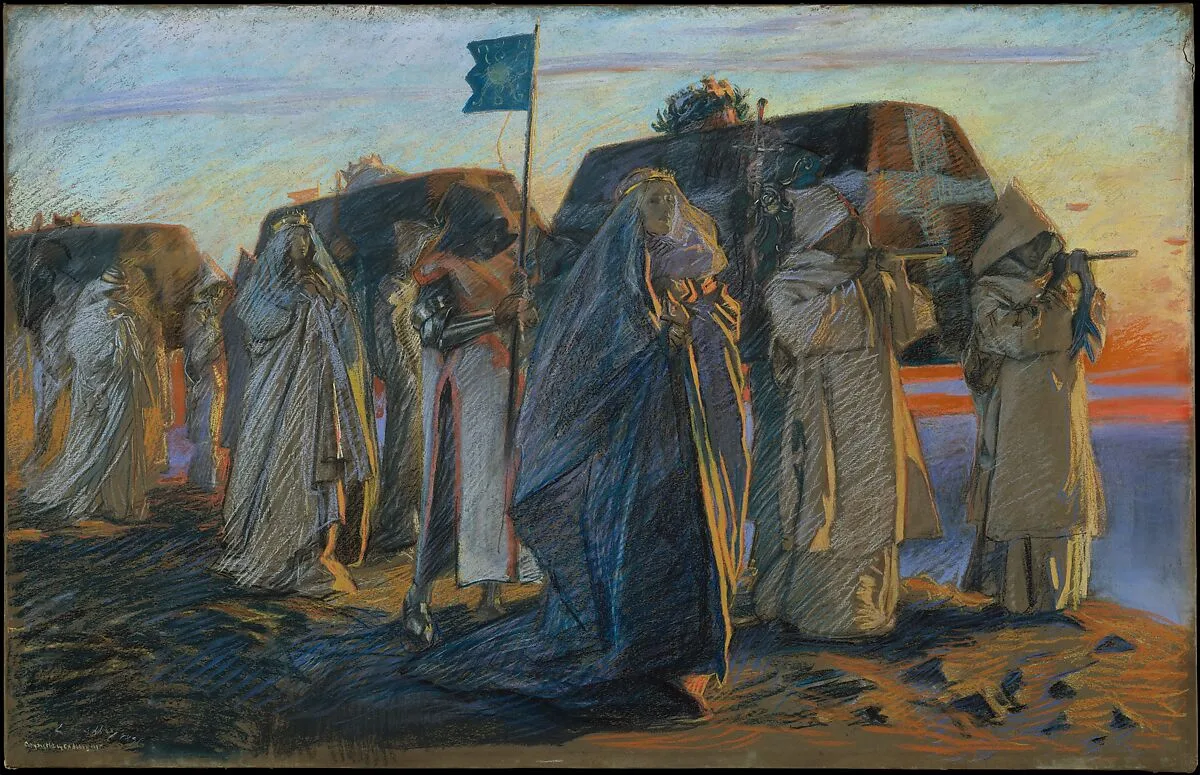 Dirge of the Three Queens — Edwin Austin Abbey