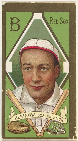 John Kleinow, Boston Red Sox, American League, from the "Baseball Series" (Gold Borders) set (T205) issued by the American Tobacco Company — American Tobacco Company