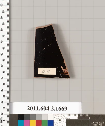 Terracotta fragment of a skyphos (deep drinking cup)