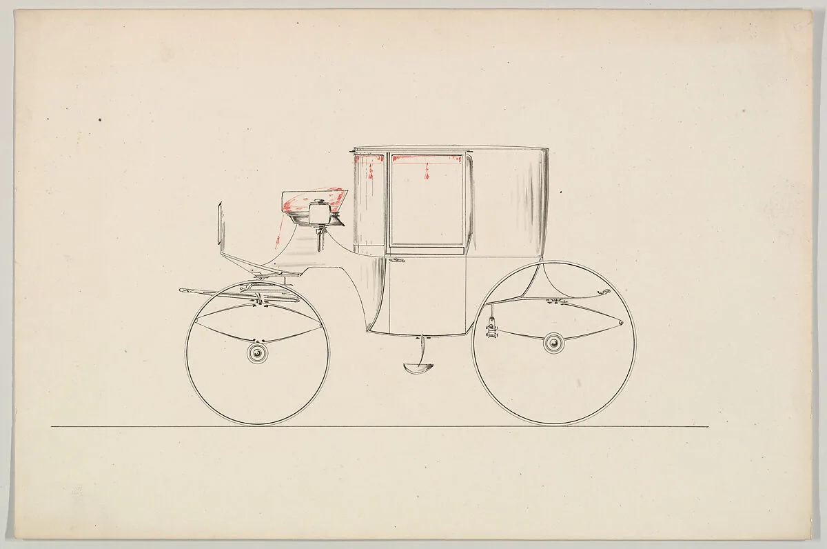 Design for Coupé (unnumbered) — Brewster & Co.