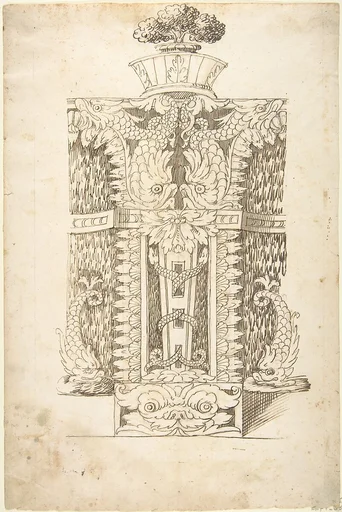 Design for a Wall Fountain
