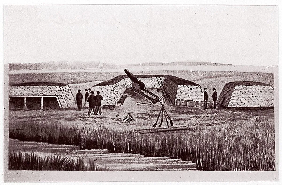 Swamp Angel Battery — Unknown|Mathew B. Brady