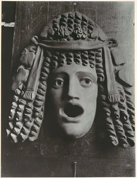 Masque Antique — Eugène Atget