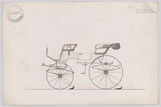 Design for 2 seat Phaeton, no. 3035a