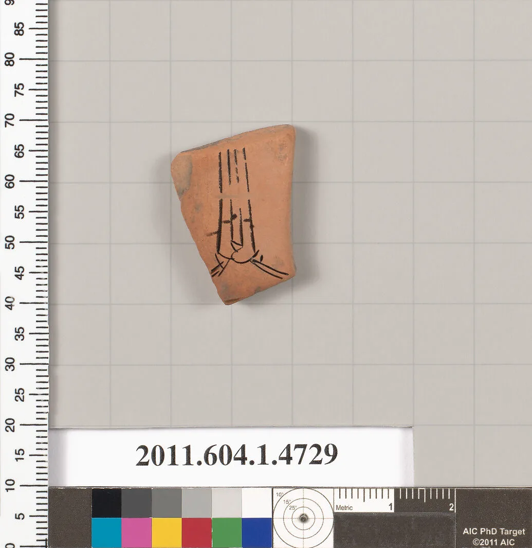 Terracotta fragment of a kylix (drinking cup) — Unknown