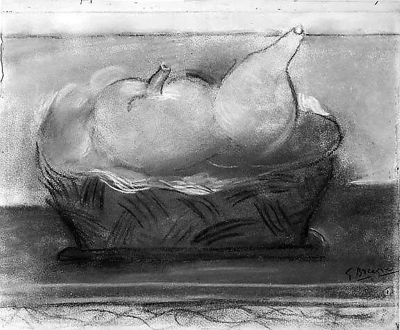 Still Life (recto); Guitar (verso) — Georges Braque