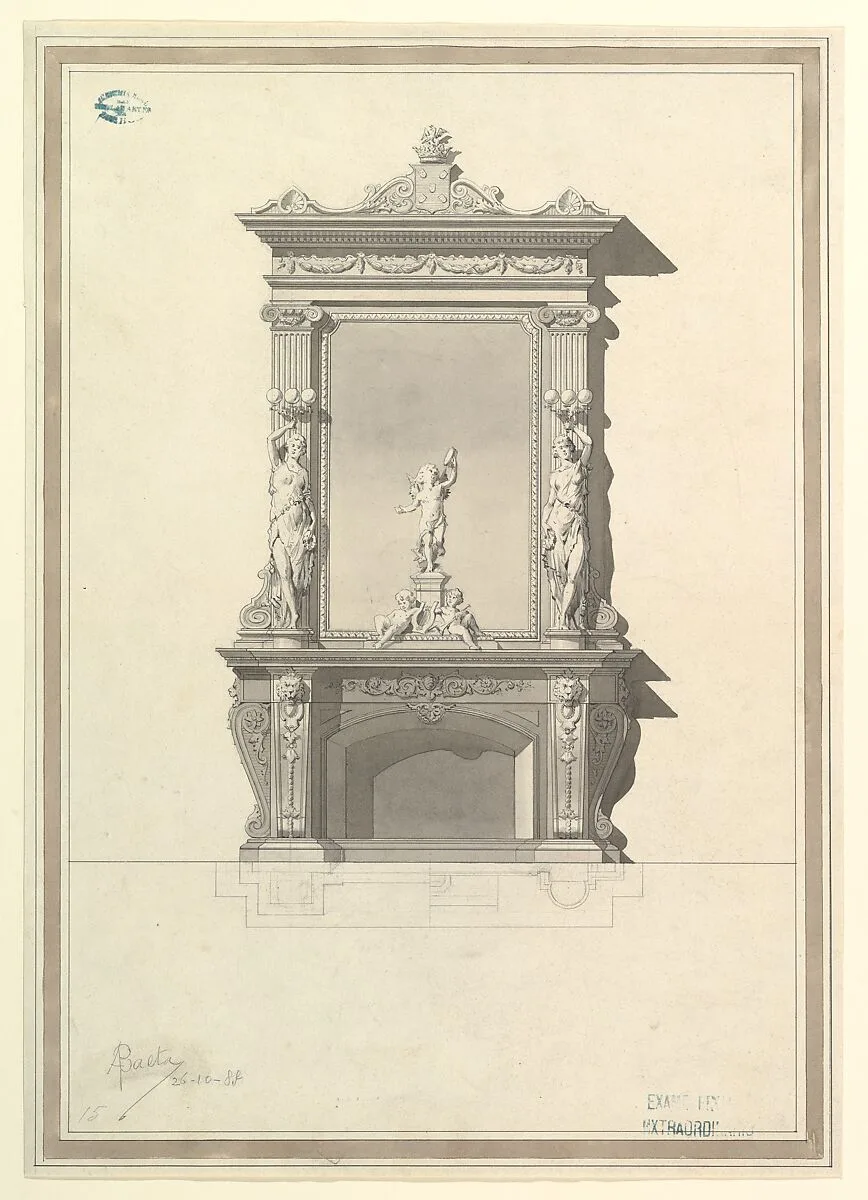 Design for Mantlepiece — Antonio Francisco Baeta