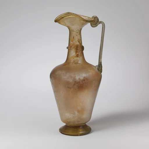 Glass jug with trefoil rim