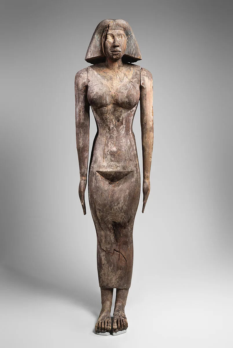 Standing statue of Mitry's wife — Unknown