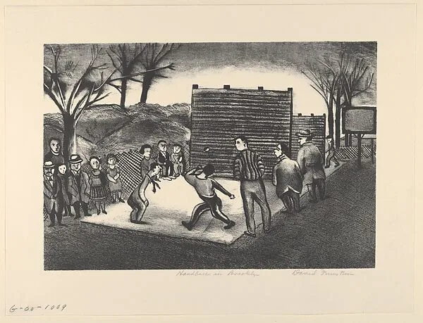 Handball in Brooklyn — David Feinstein|WPA