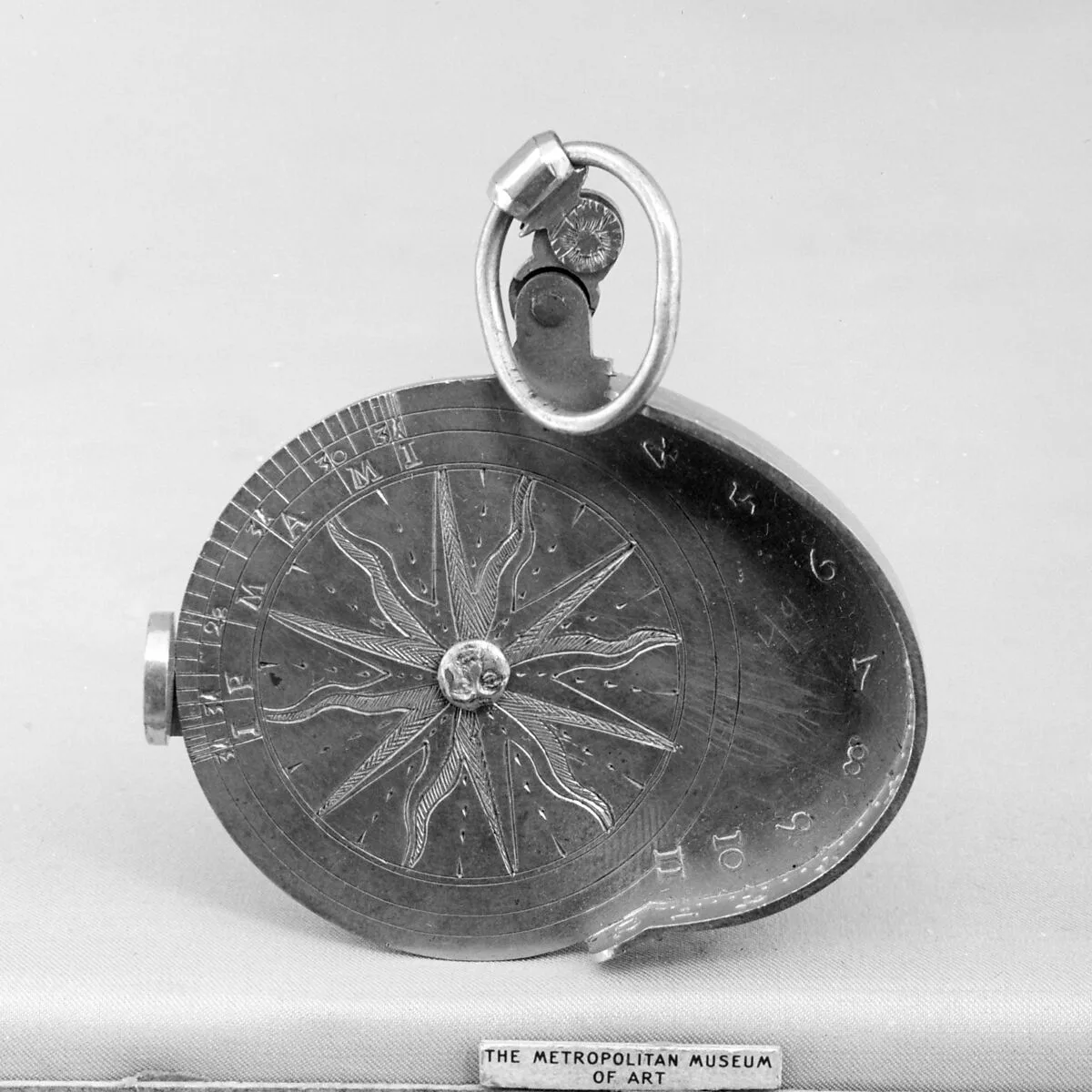 Vertical sundial — H.W. W.