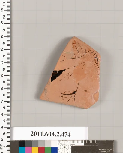 Terracotta fragment of a column-krater (bowl for mixing wine and water)