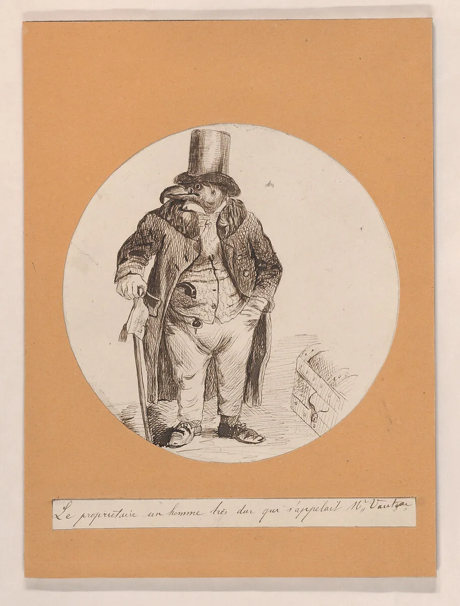 Mister Vulture — J. J. Grandville
