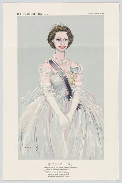 H. R. H. Princess Margaret (Heroes of our Time – 7) — Princess Margaret, Countess of Snowdon|Ronald Searle