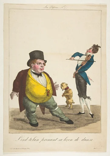 Lord-tolan prenant sa leçon de dance, La Passions, No. 7