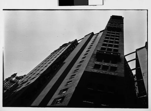 [Three 35mm Film Frames: Chrysler Building Construction Site, From Below, New York City]
