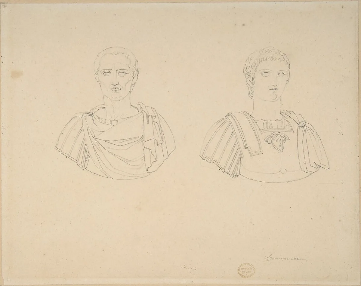 Two Roman Busts — Vincenzo Camuccini