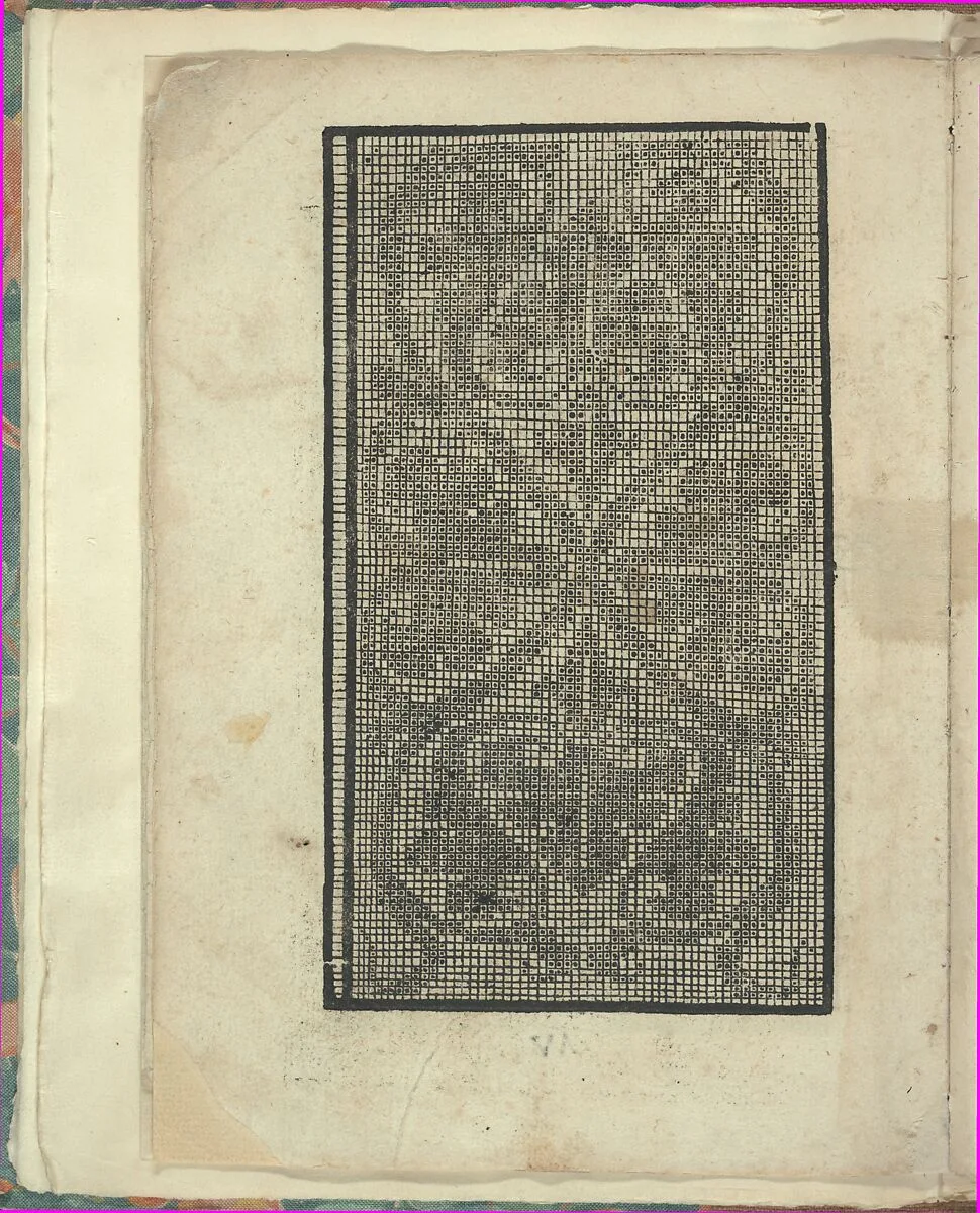 Opera Nova Universali intitulata Corona di racammi, page 5 (verso) — Giovanni Andrea Vavassore