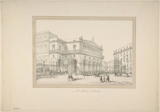 View of Naples: Teatro San Carlos