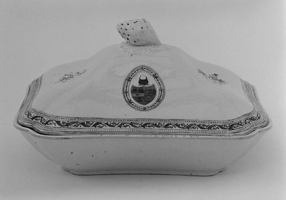 Vegetable dish with cover (part of a service) — Unknown