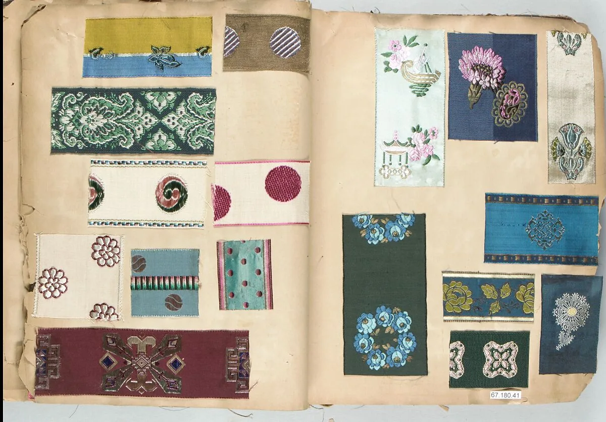 Textile Sample Book — Unknown