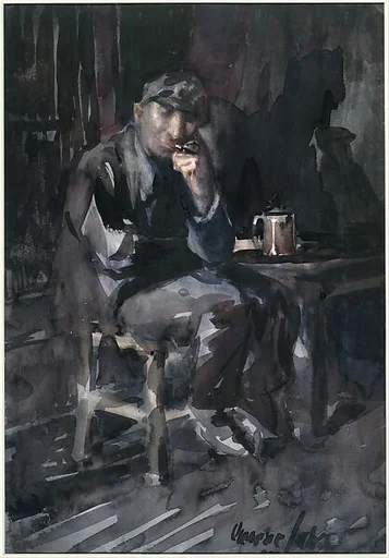 David Parrish: Interior of a Tavern