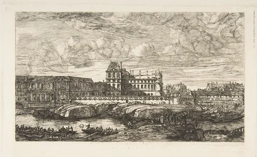 L'Ancien Louvre (The Old Louvre, Paris, after Zeeman)